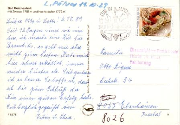 Bad Reichenhall - D 1989 95 010 ●